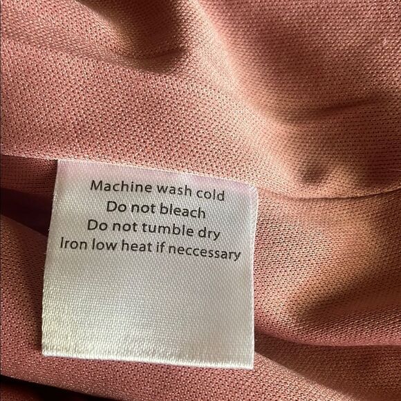 Princess Polly Rose Pink Linen Mini Skirt w/Slit (Size: 2) - Picture 11 of 12